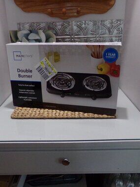 Mainstays Double Burner hotplate